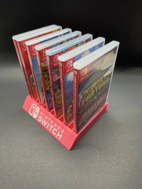 Nintendo Switch Game Case Holder - Holds 12 Games