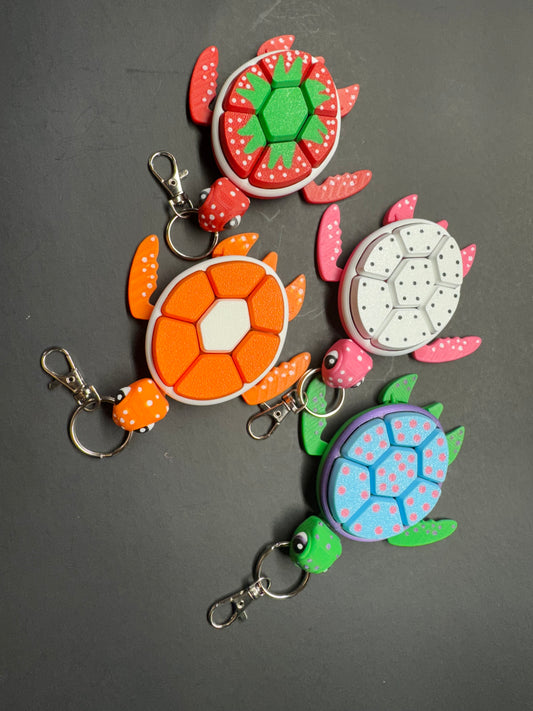 Fruit Series Turtle Fidget Clickers - Fun, Stress Relief Toy for All Ages - Christmas Stocking Stuffers