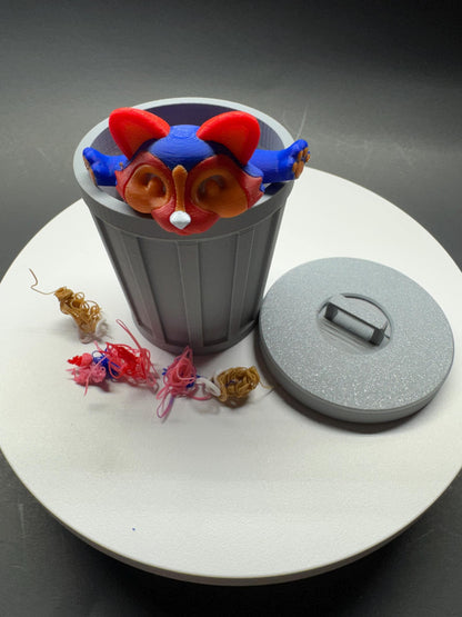 Articulating Trash Animals Fidget Toy - Fun 3D Printed Stress Relief