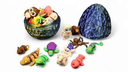 Mystery Egg with Mini Animal Pets – Random Surprise Toys (Small, Medium, Large)