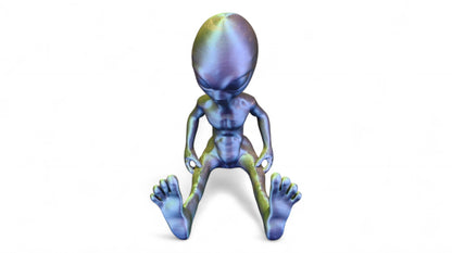 Sitting Alien – Fun Sci-Fi Desk or Shelf Decor