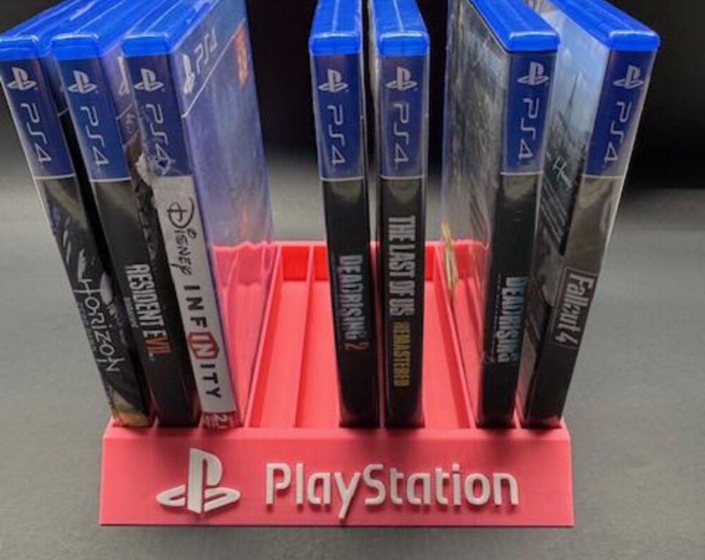 PlayStation Game Case Holder Stand Holds 10 Games